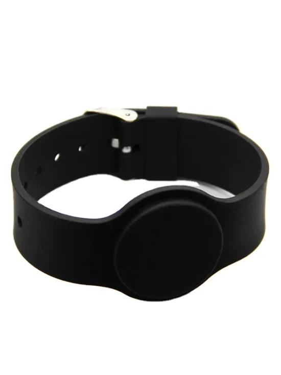 Customized LOGO/Color/Size QR Code 13.56Mhz NTAG213 NTAG215 NTAG216 Cashless Payment NFC Bracelet Silicone Wristband