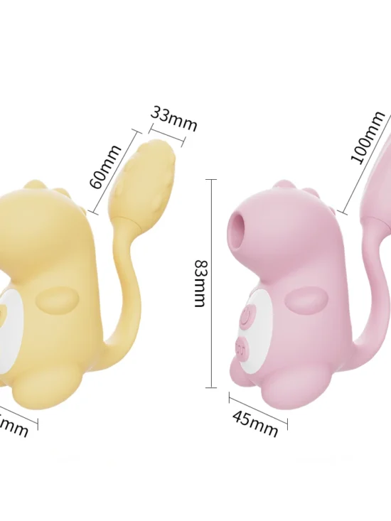 Dinosaur Jumping Tongue Licking Suction Vibration Massager USB Rechargeable Daily Waterproof Female Toy