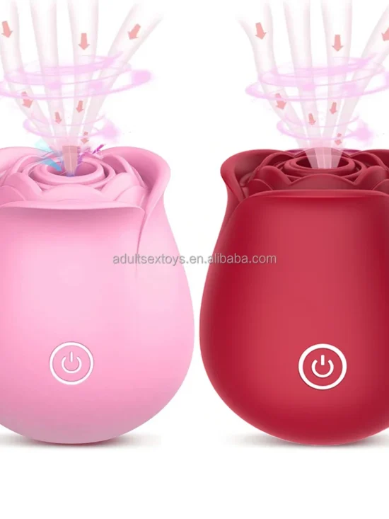 USA Popular Rose Vibrator for Women Clitoral Stimulator Sex Toys Rose Red Blue Pink Purple Rose Sex Toy